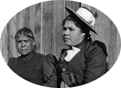 c.1900 ^ Felicita Tortes Meyers, Christine Meyers (in Riverside)