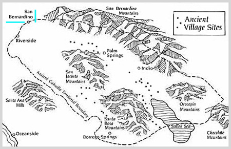 Ancient Cahuilla territory map ^