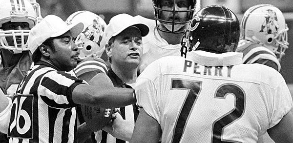 January 26, 1986 ^ SUPER BOWL XX Al Jury & another official settle a difference of opinion with William "Refrigerator" Perry