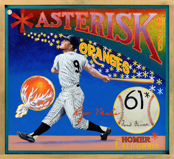   Asterisk Brand (Baseball Reliquary collection)   In a game ruled by numbers, few possess the magic of “60”—the number of home runs hit by Babe Ruth in 1927.n a game ruled by numbers, few possess the magic of “60”—the number of home runs hit by Babe