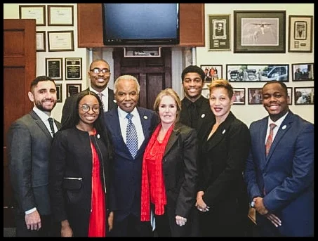Our Nth scholars with Rep. Scott (GA) on the Hill.