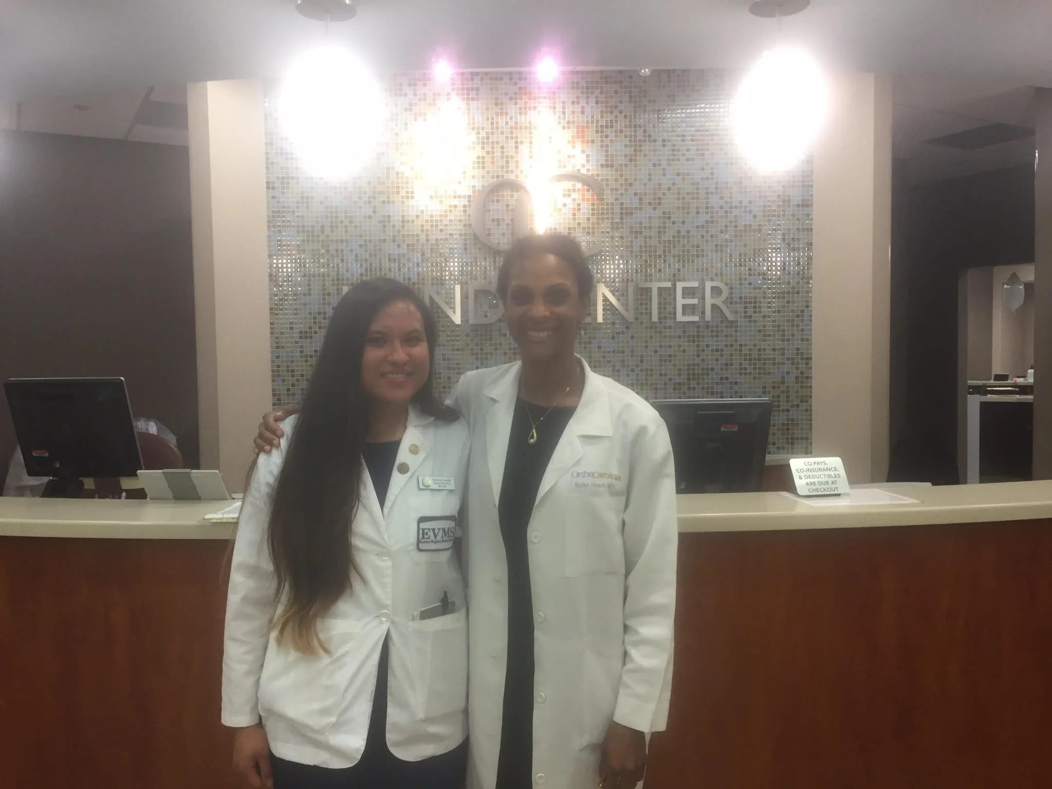 Dr. Erika Gantt and Nth Scholar, Brianna Caraet