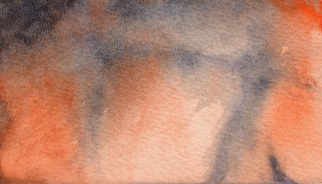 "Landscape Of Stone 06" (4x6) Watercolor - $165