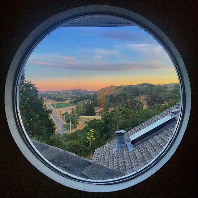 See you after Labor Day Sonoma! Don’t forget to stay sexy while we’re in the desert! 😘 #offtoburningman #seeyoulater #sonoma #sonomavalley #thisview #roundwindow #roundwindowawesomeness #portholewindow #winecountry #winecountryviews #experiencesonomavalley #countrylife #countryliving #sunset #sunsetcolors #lovewhereyoulive #blessed #grateful #RobertCoury.com