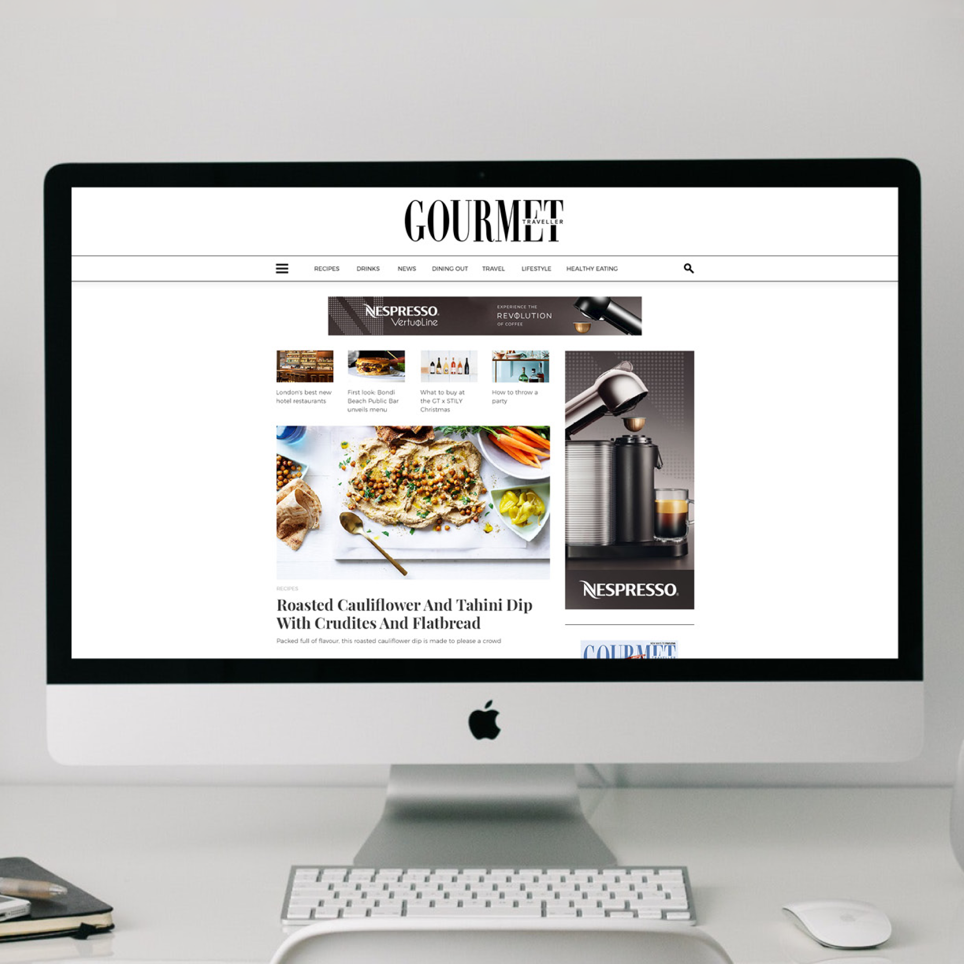 Gourmet Traveller Website