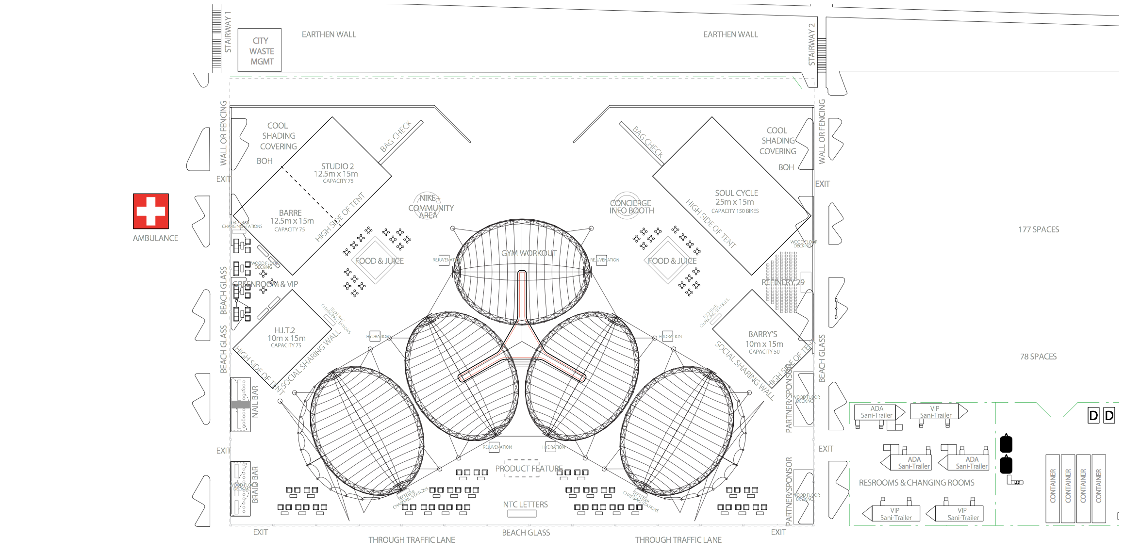 Initial floor plan design