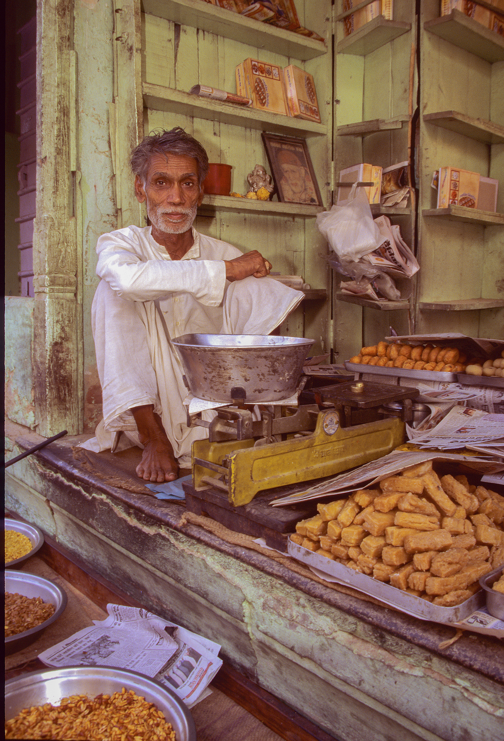 Shopkeeper, Rajasthan, India