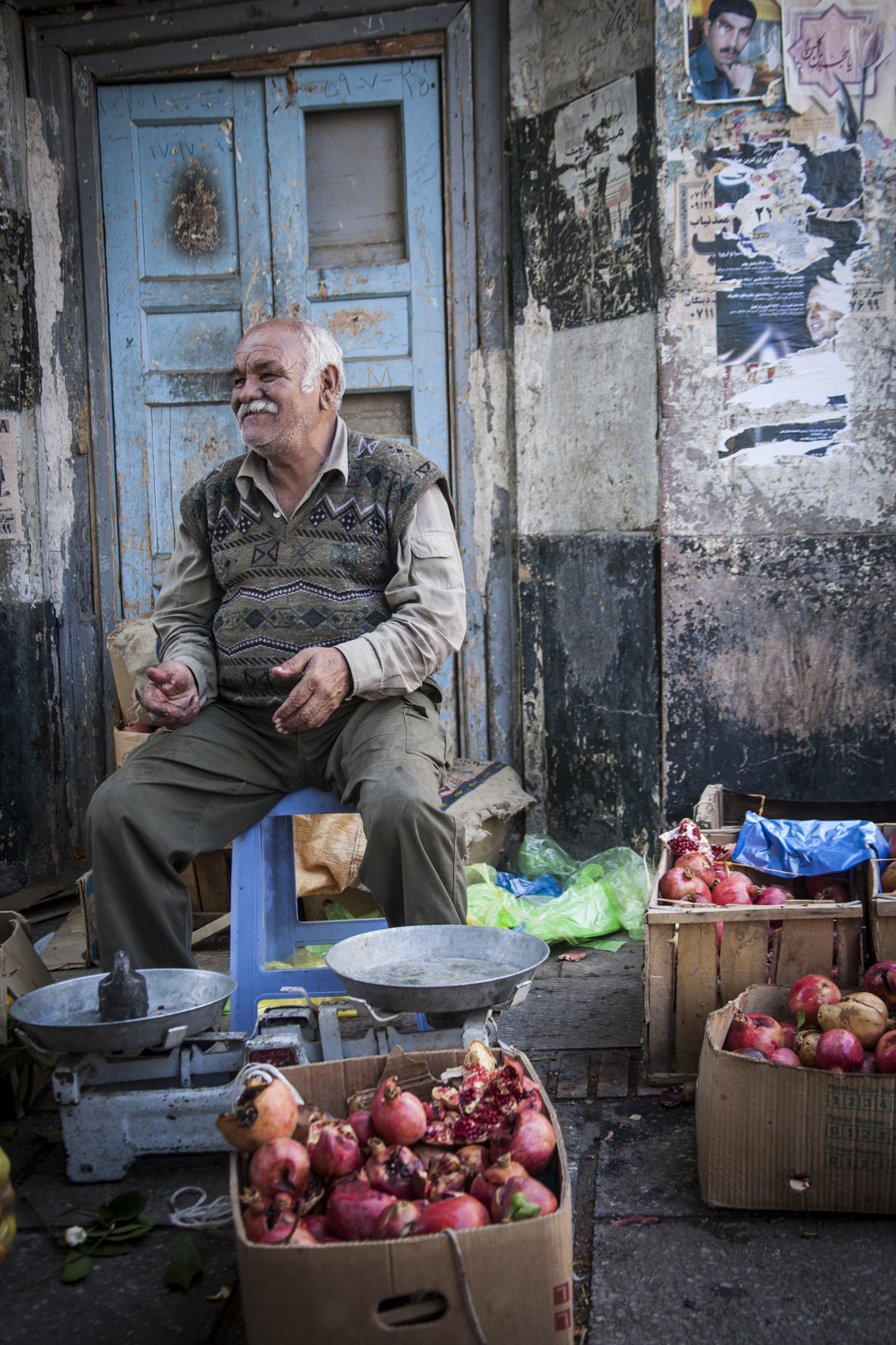 Street vendor, Shiraz