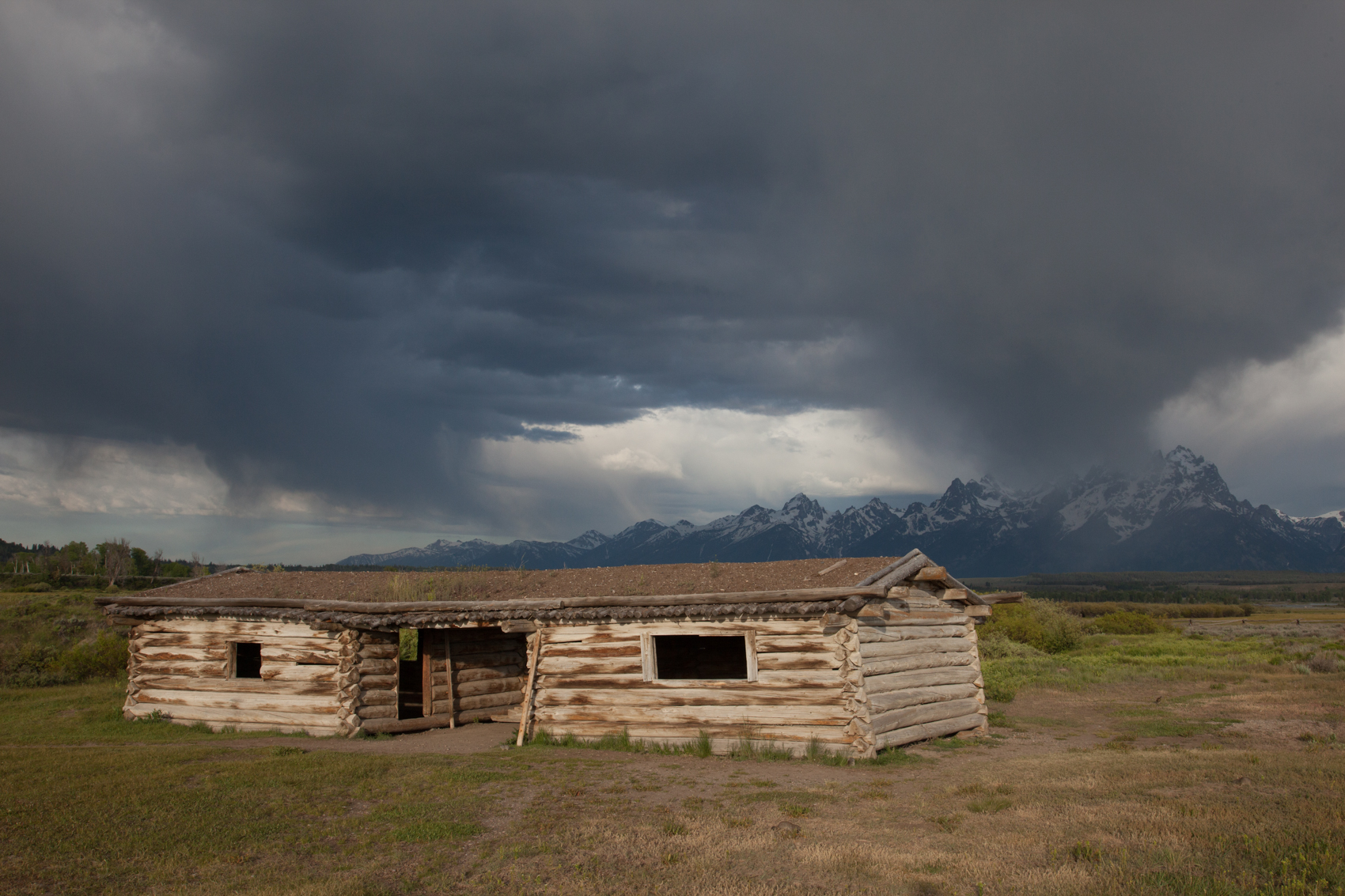 Storm over the Tetons at Cunningham Cabins