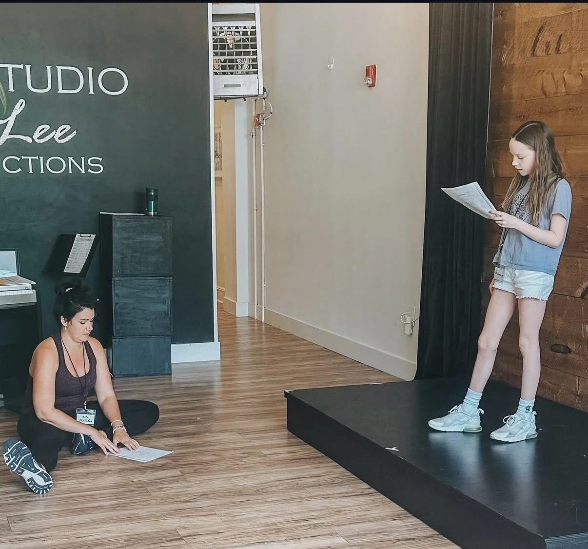 Where Natalie thrives as a teacher is when she connects one on one with young artists to help them connect to the material, embody a character and tell their story.