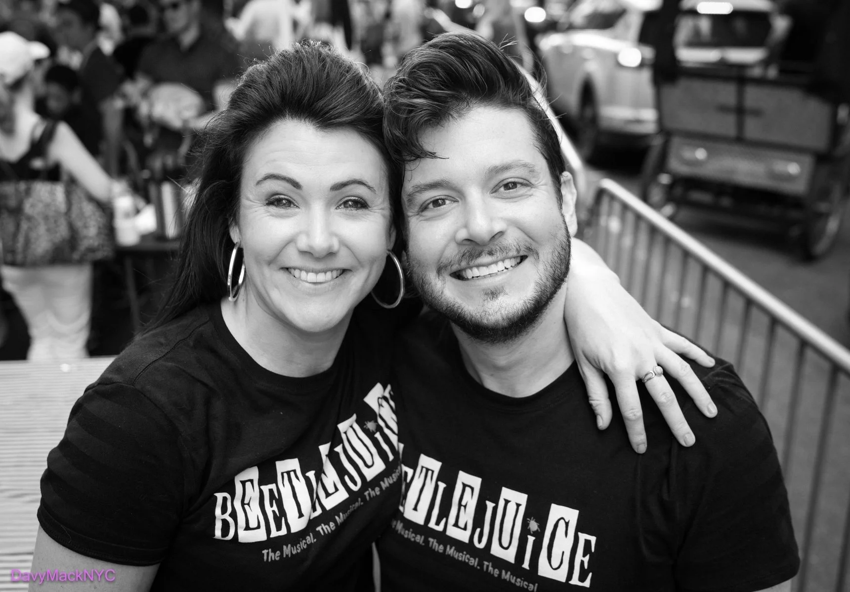 Natalie and Will Blum from Beetlejuice at the Broadway Flea Market!