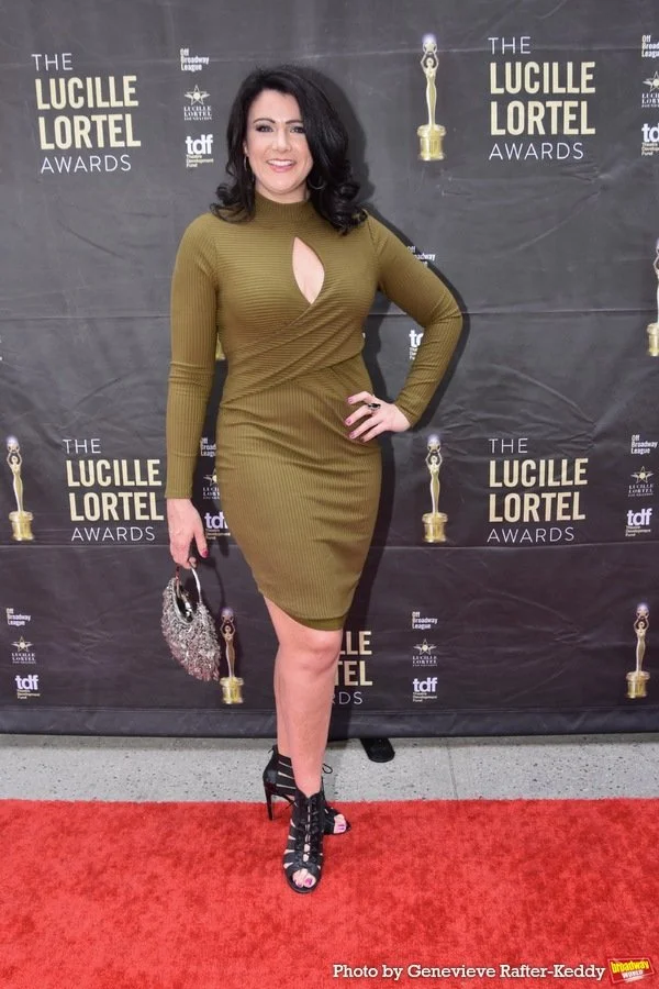 Kimberley Akimbo at the Lucille Lortel awards