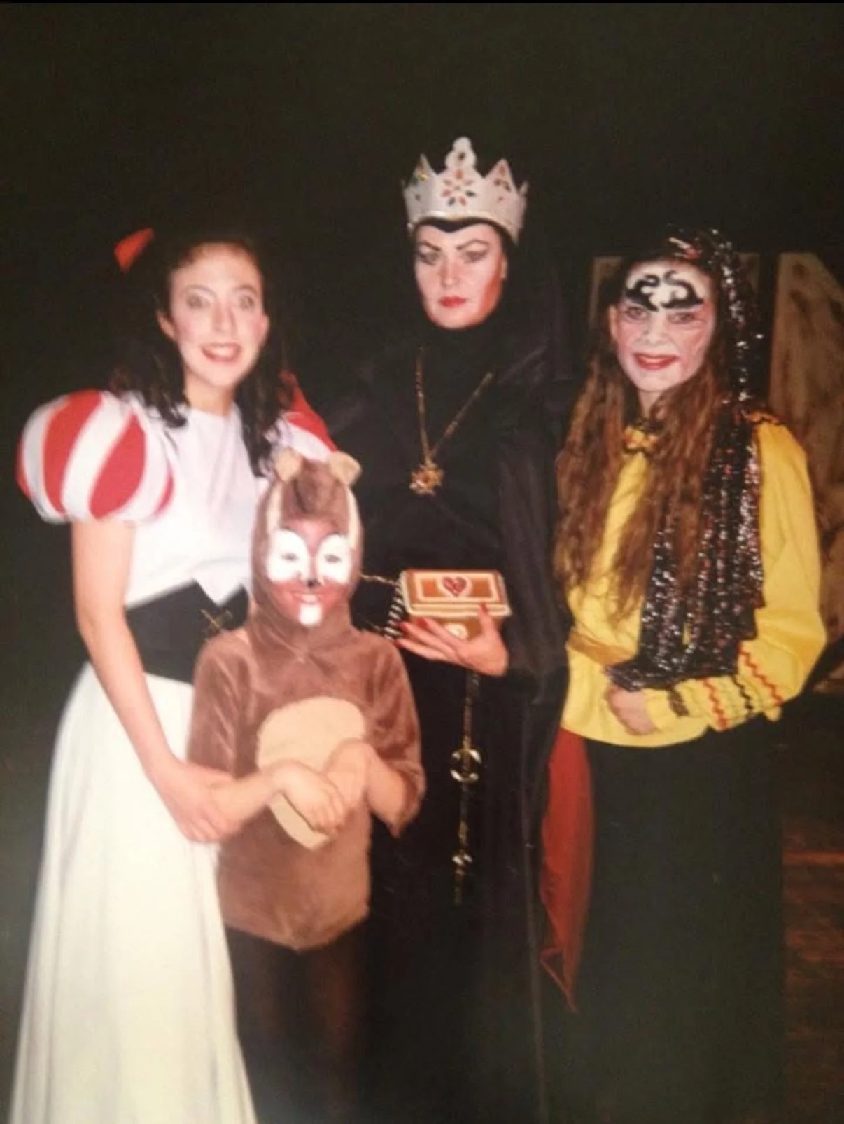 At the age of 6, she made her break out performance as the STARRING Chipmunk in Snow White!