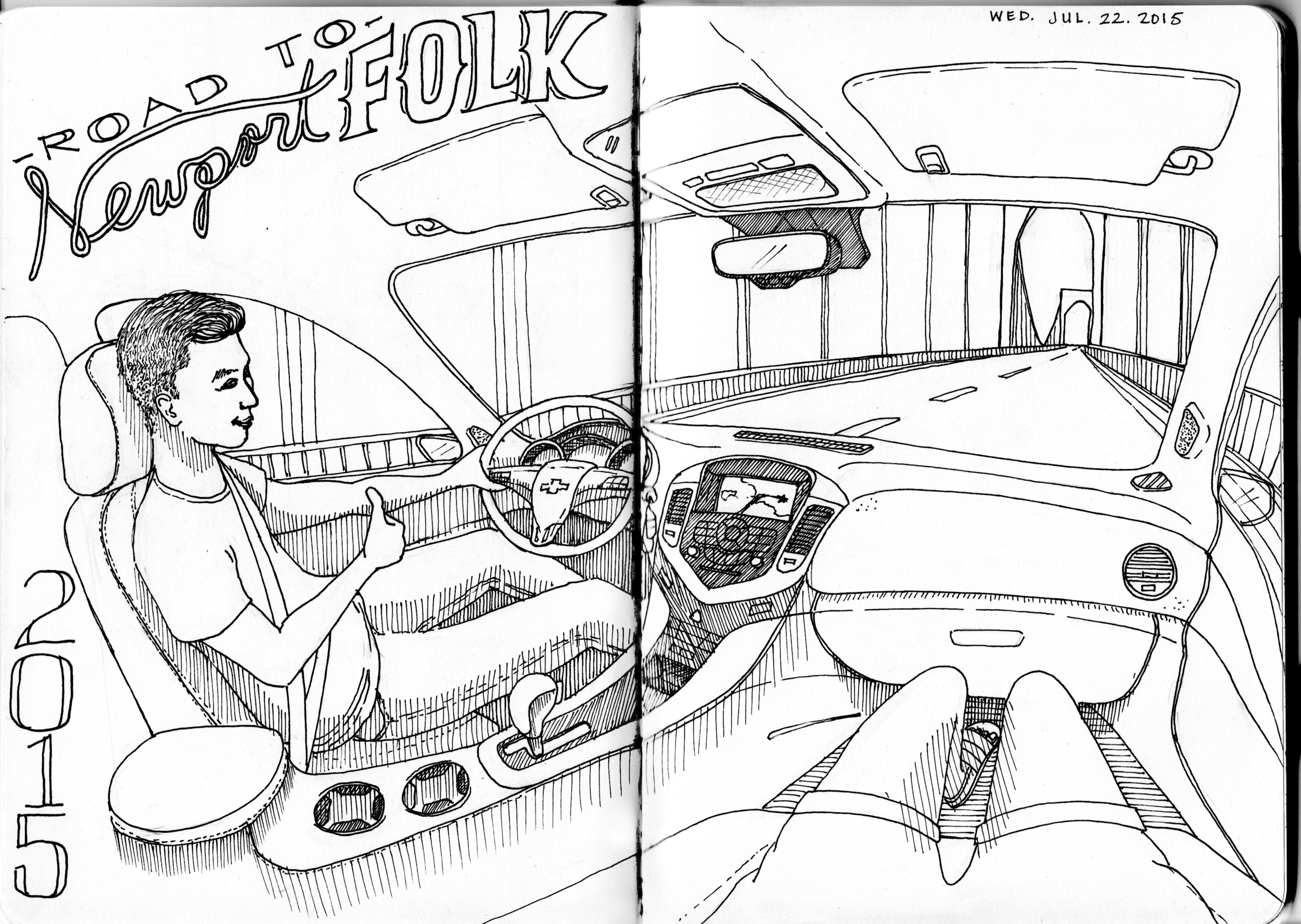 Sketch_Newport Folk 15_Car ride.jpeg