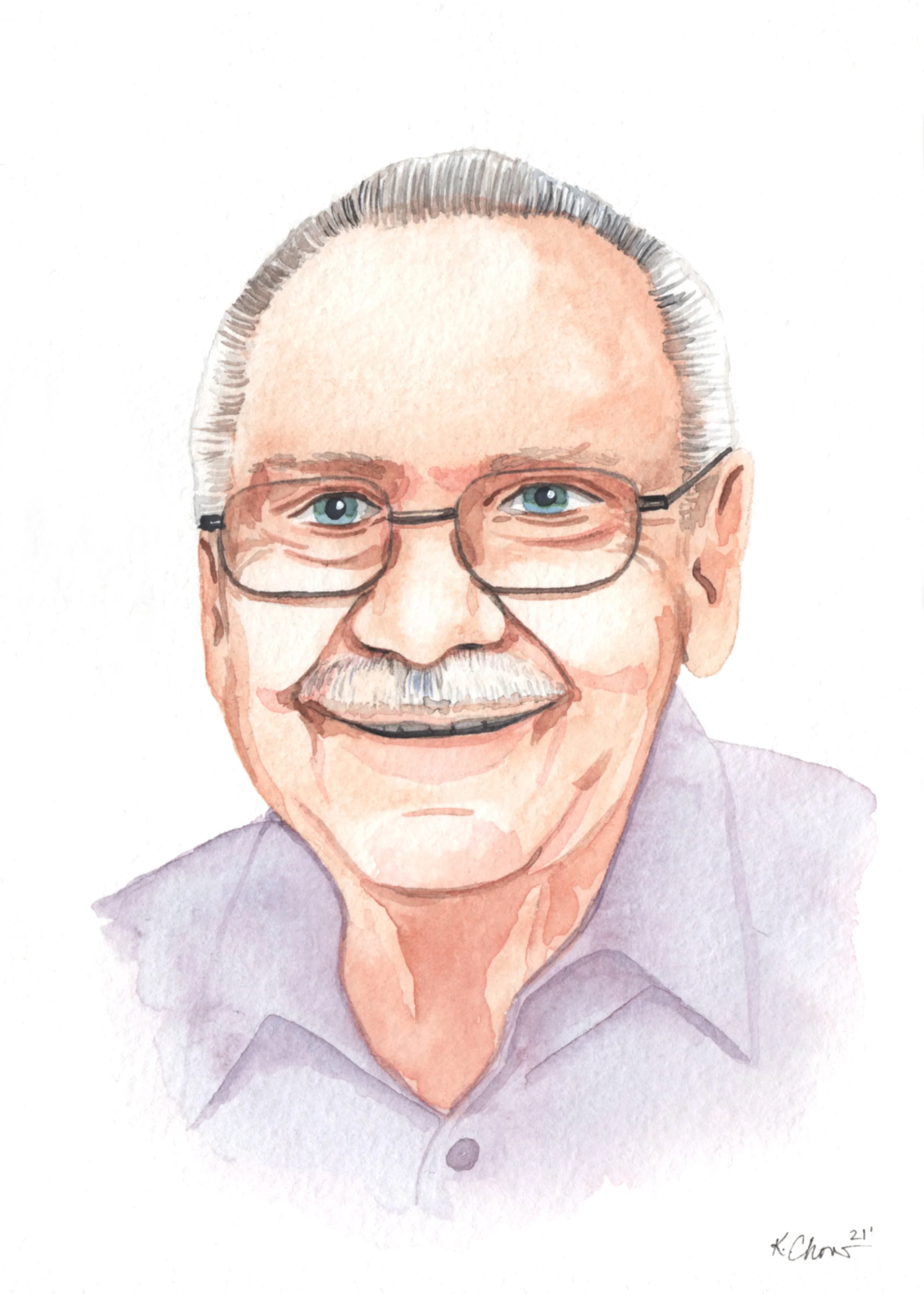 Custom Portrait (Watercolor)