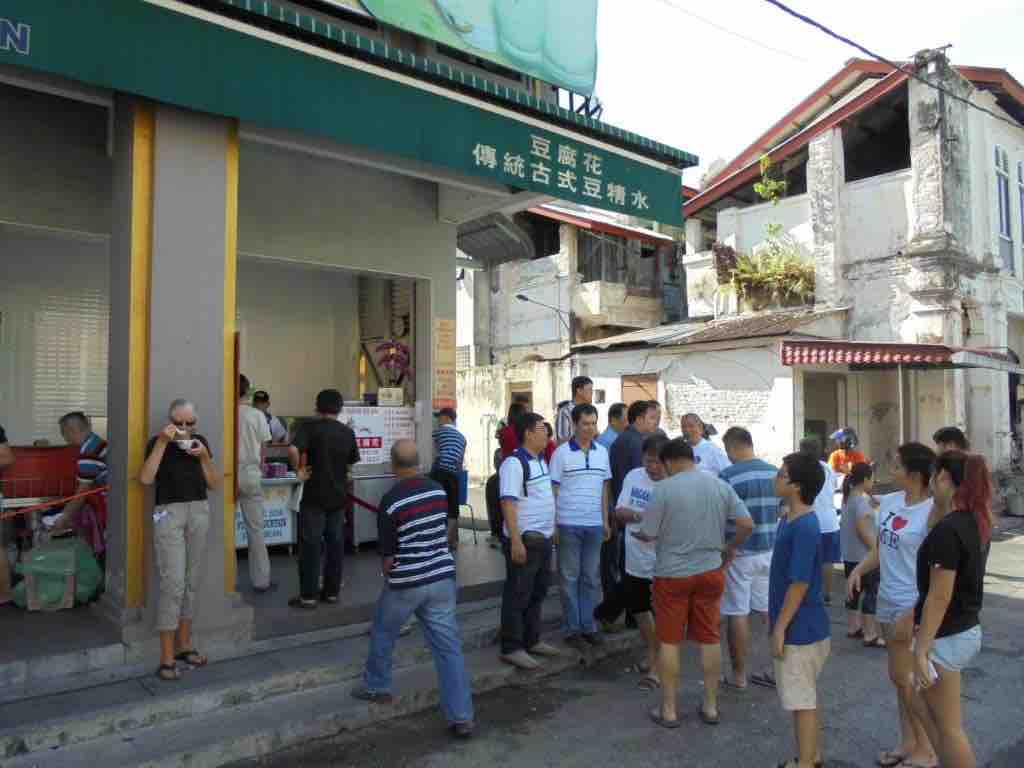 Chaos at the Funny Mountain Tofu stall