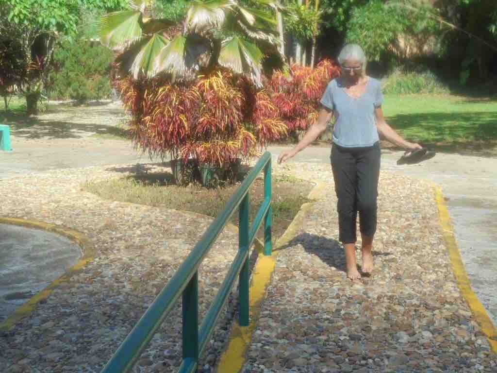 Erica doing Reflexology walk