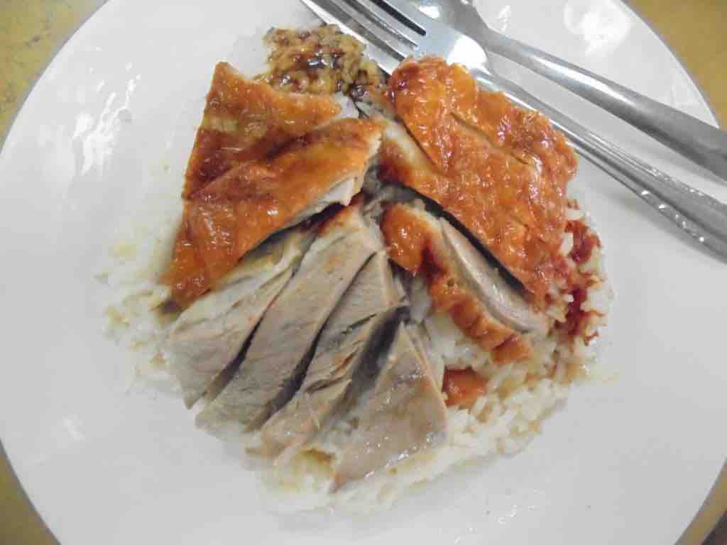 Roast duck rice