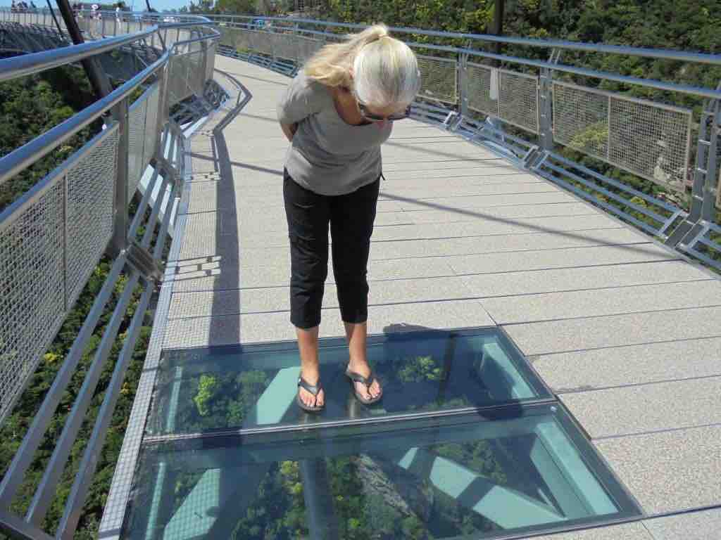 Looking down from Sky Bridge