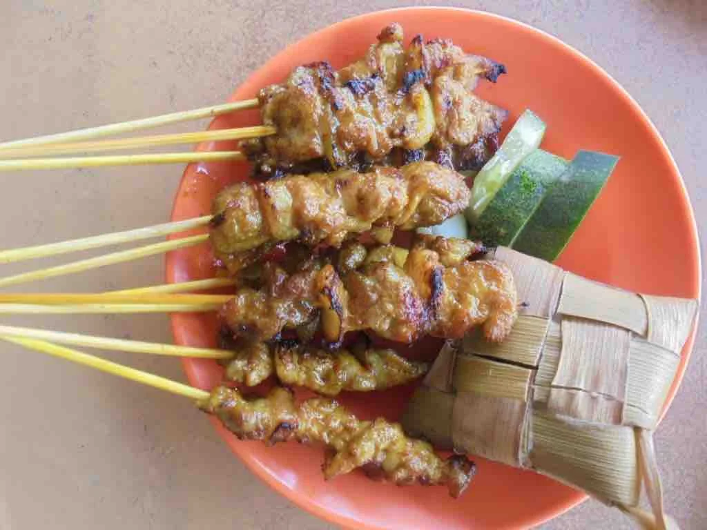 Charcoal Pork Satay