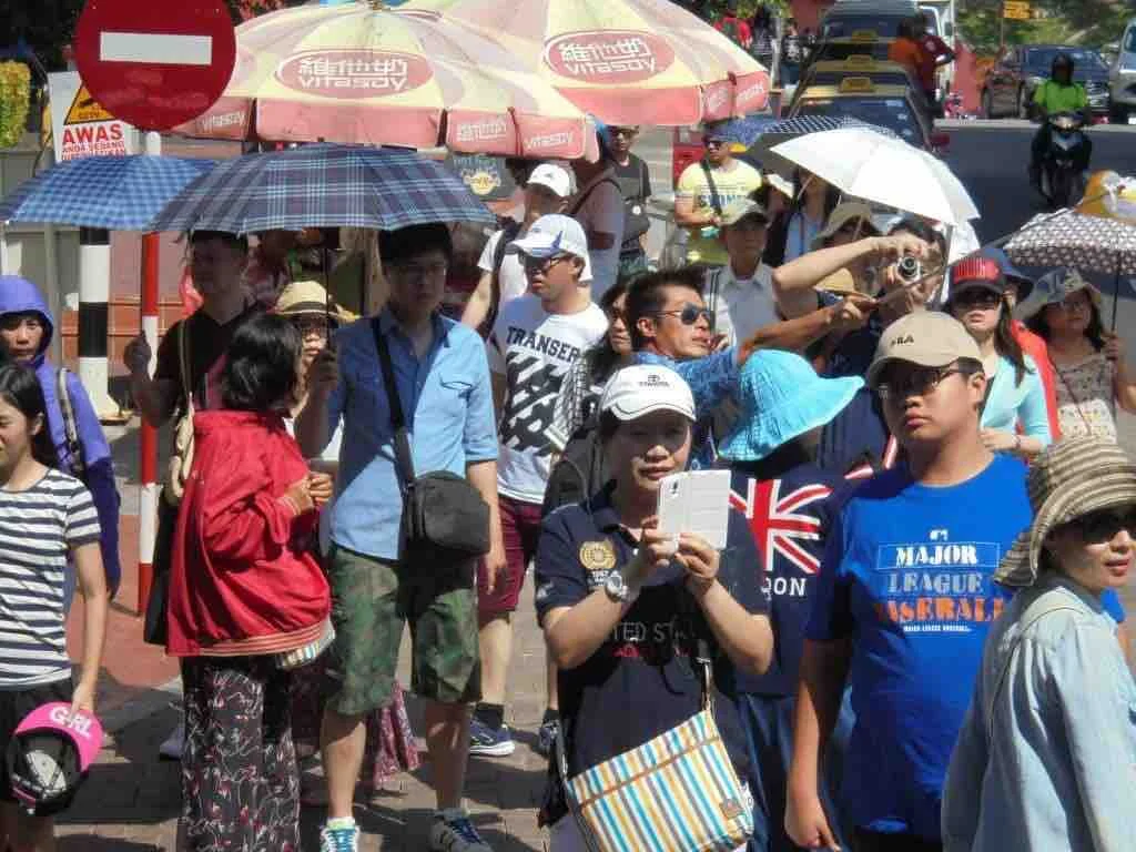 Tourists on Jonker Street