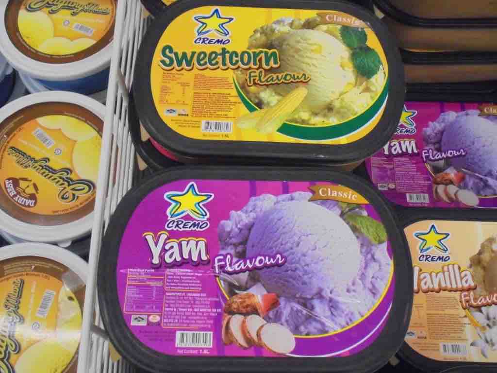 Exotic ice creams