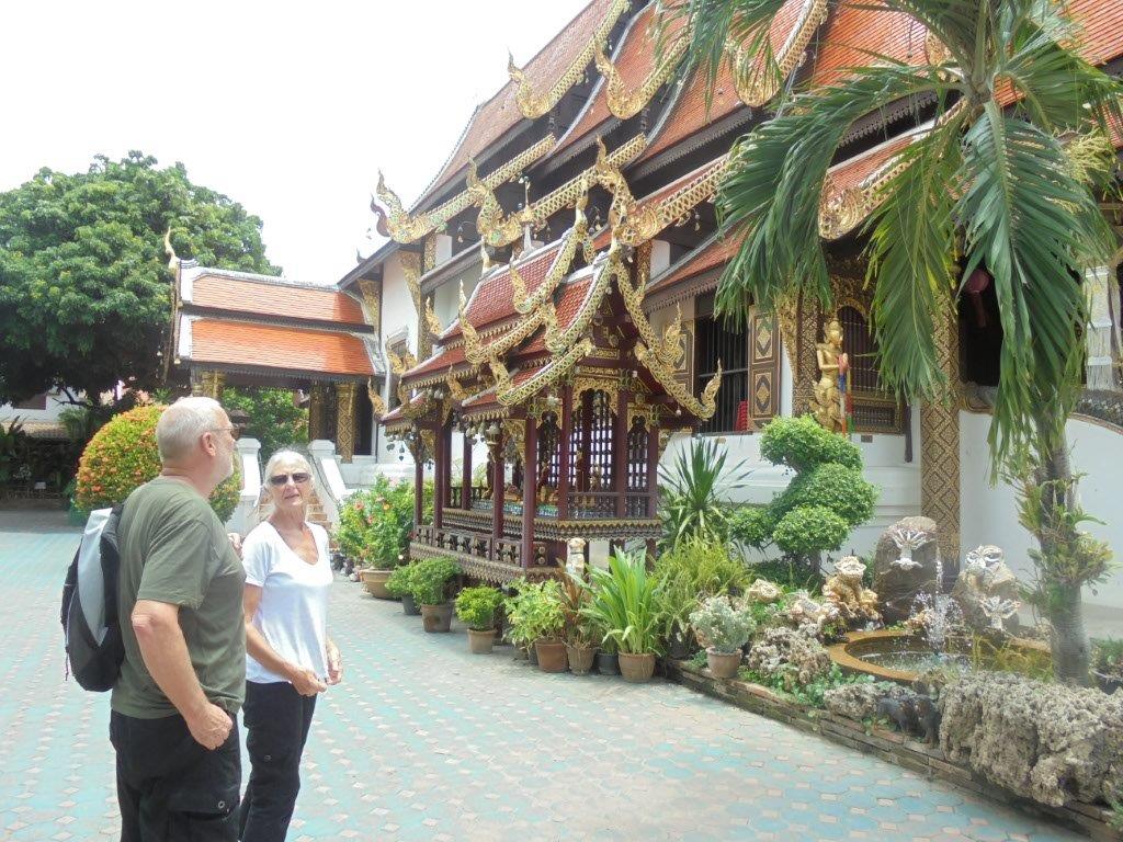 Glenn and Erica at Wat Kate