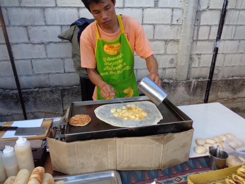 Banana and Egg Roti