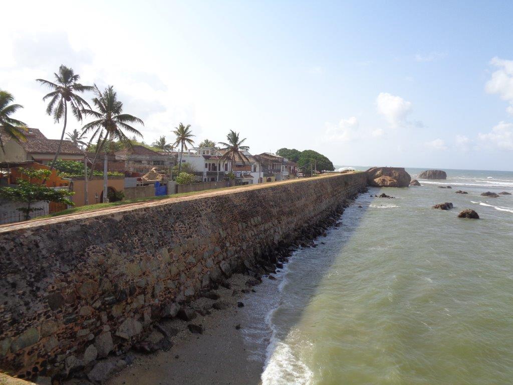 Galle Fort seawall