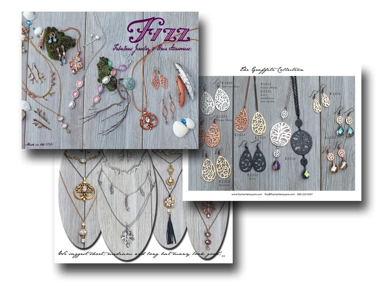 34 page, 8x10 printed catalog for Fizz.