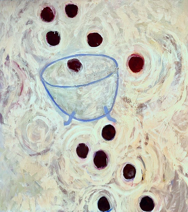 Sift, oil on canvas, 4' x 5'
