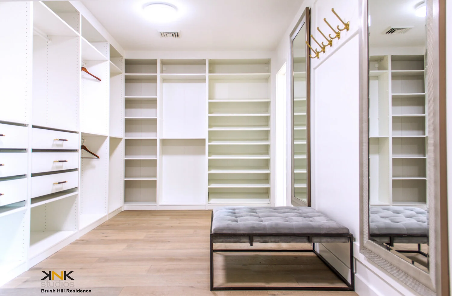 Brush Hill Residence Master closet
