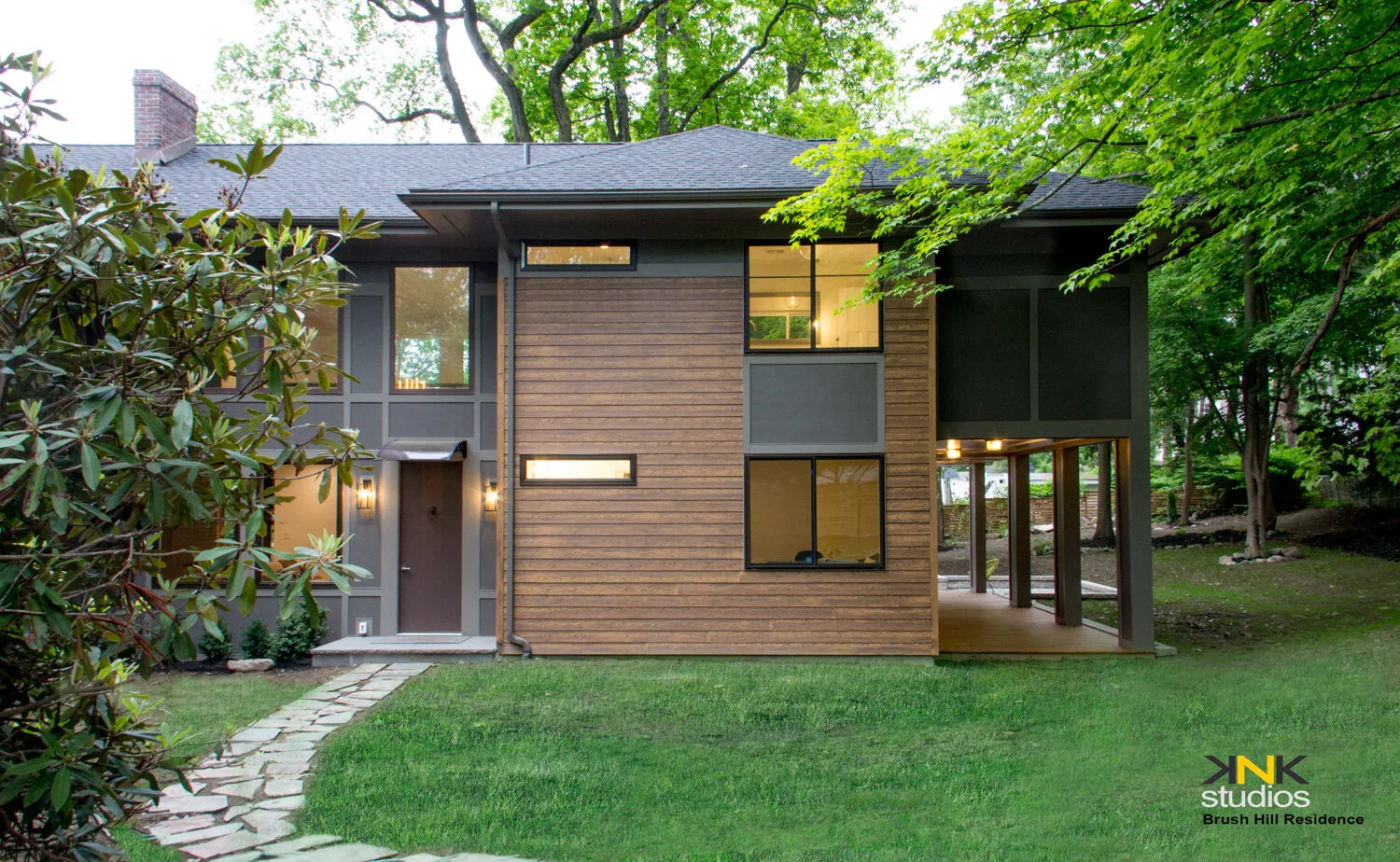 Brush Hill Residence Exterior Back