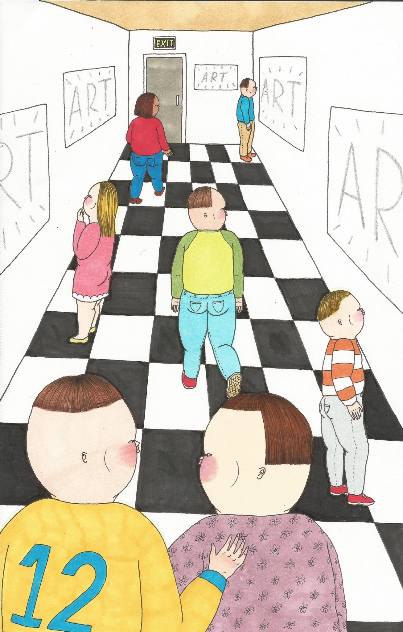 Art by Lauren Barfield. Her first solo exhibition opens Sunday night at the Mammal Gallery.