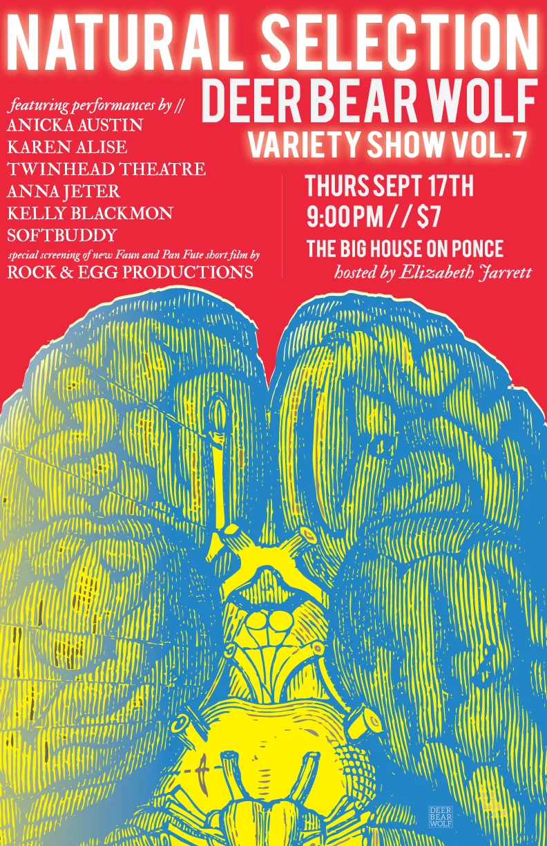 Thursday night, Deer Bear Wolf brings the Natural Selection variety show to the Big House on Ponce.