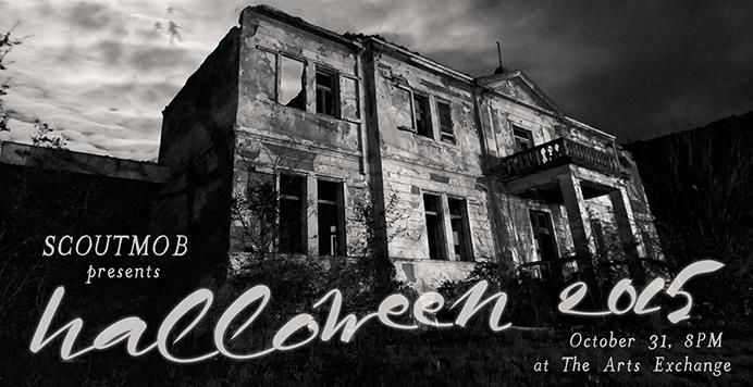 Scout mob's annual Halloween party is back forts 5th year at the Arts Exchange Saturday night. 