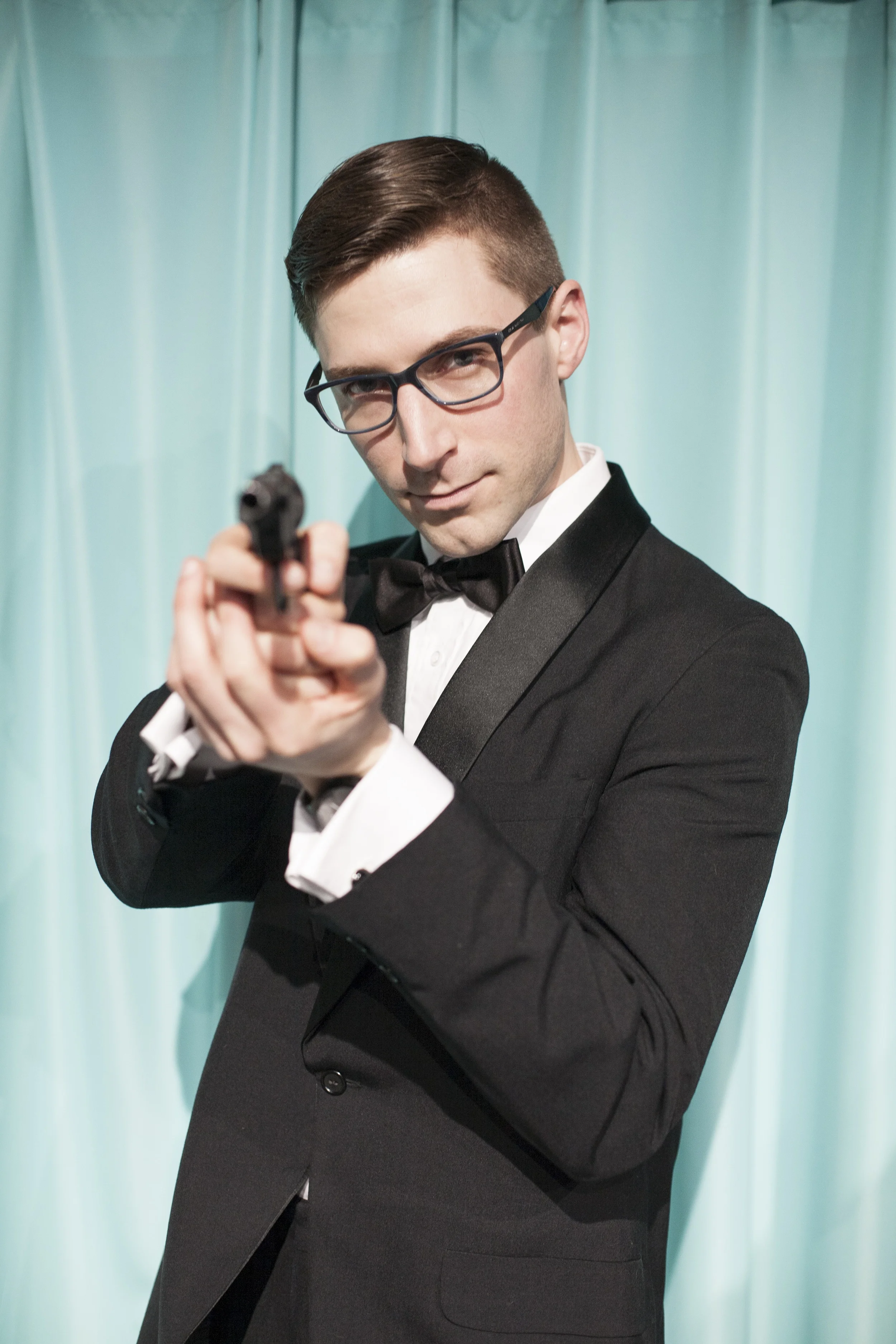 Justin Barisich as James Bond | Photo Credit: Tim Song