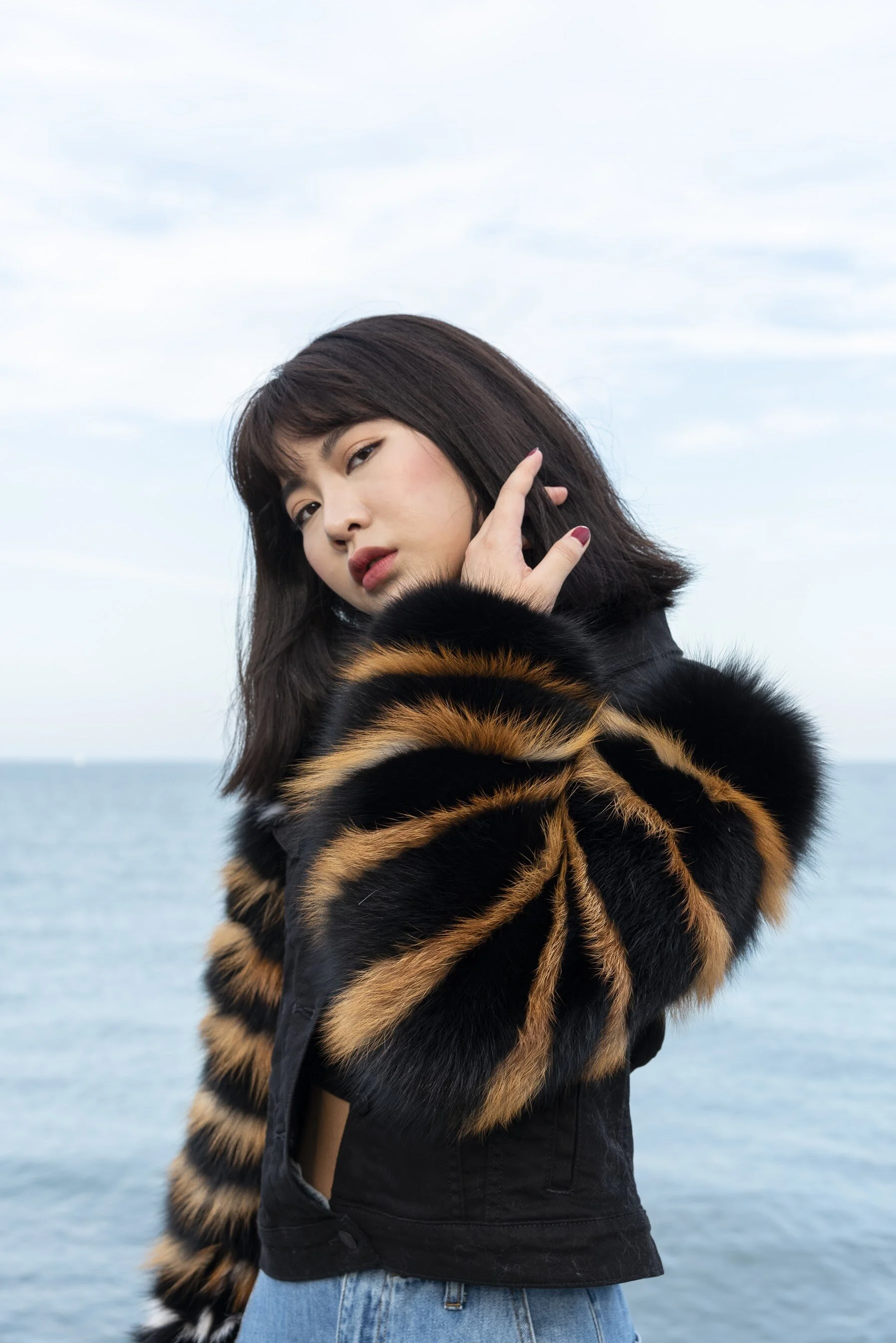 Kiki x Levi's® x Banded Stripe Jacket