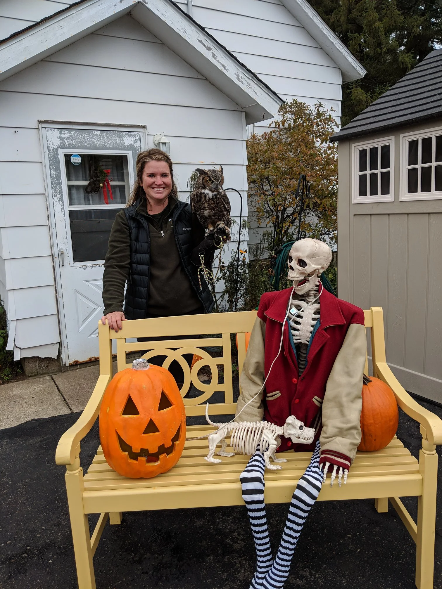With Hope Marie at Reinke’s Down on the Farm.