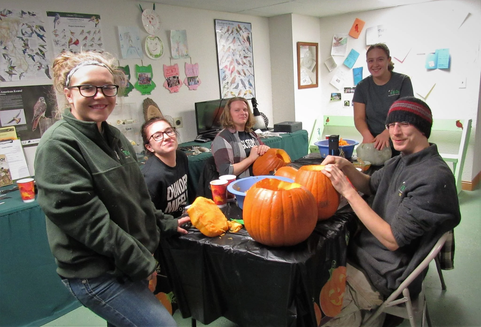 Even the older kids had a great time carving and creating.