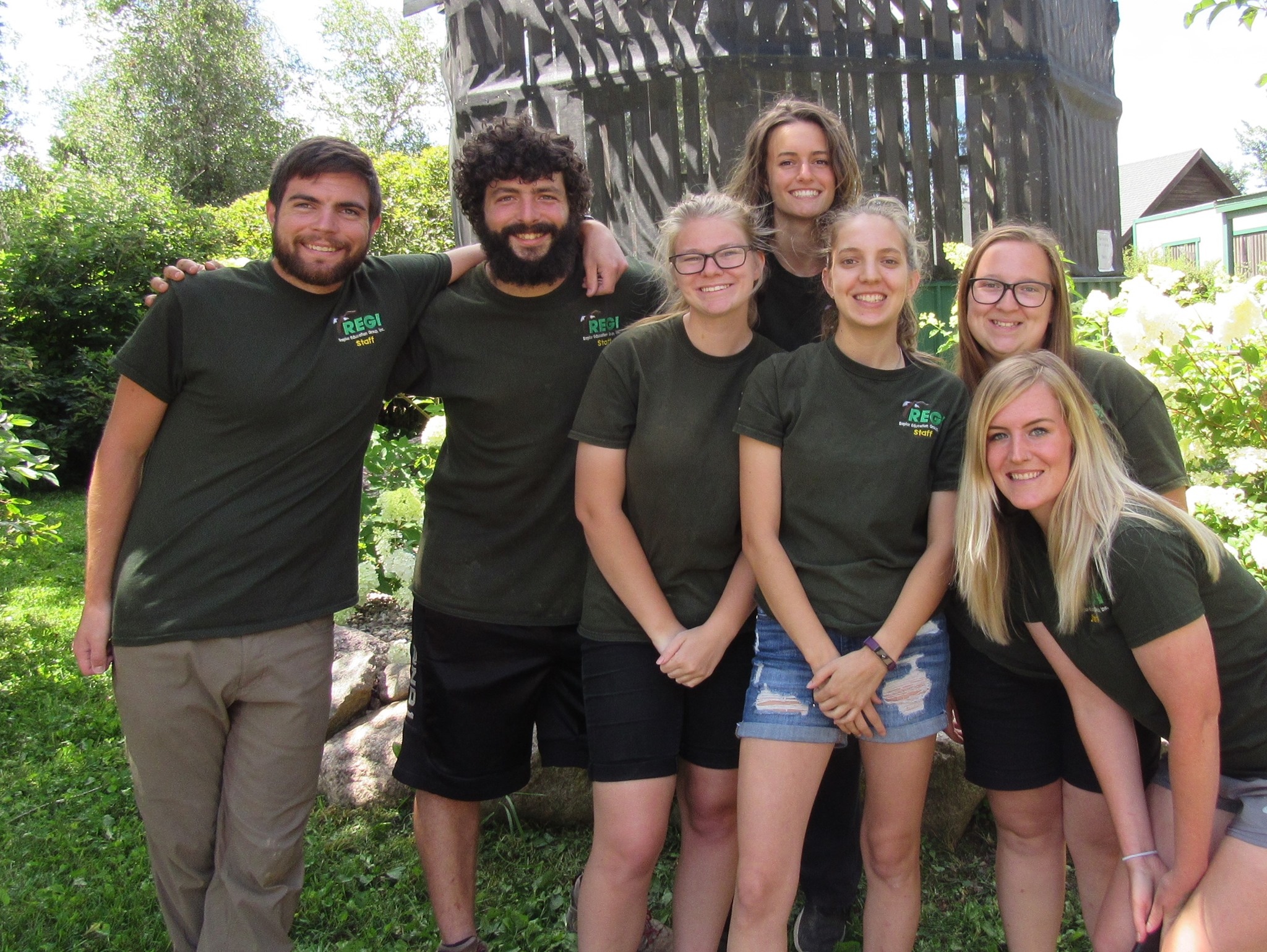Summer 2019 Camp Counselors With Director of Education Katie Ibsen and our terrific summer interns — with Christopher Ryan Pavlakovich, Brad Adam Baum, Ashley Damhoff, Brenna DeNamur, Maggie Downing and Bailee Ridenbaugh