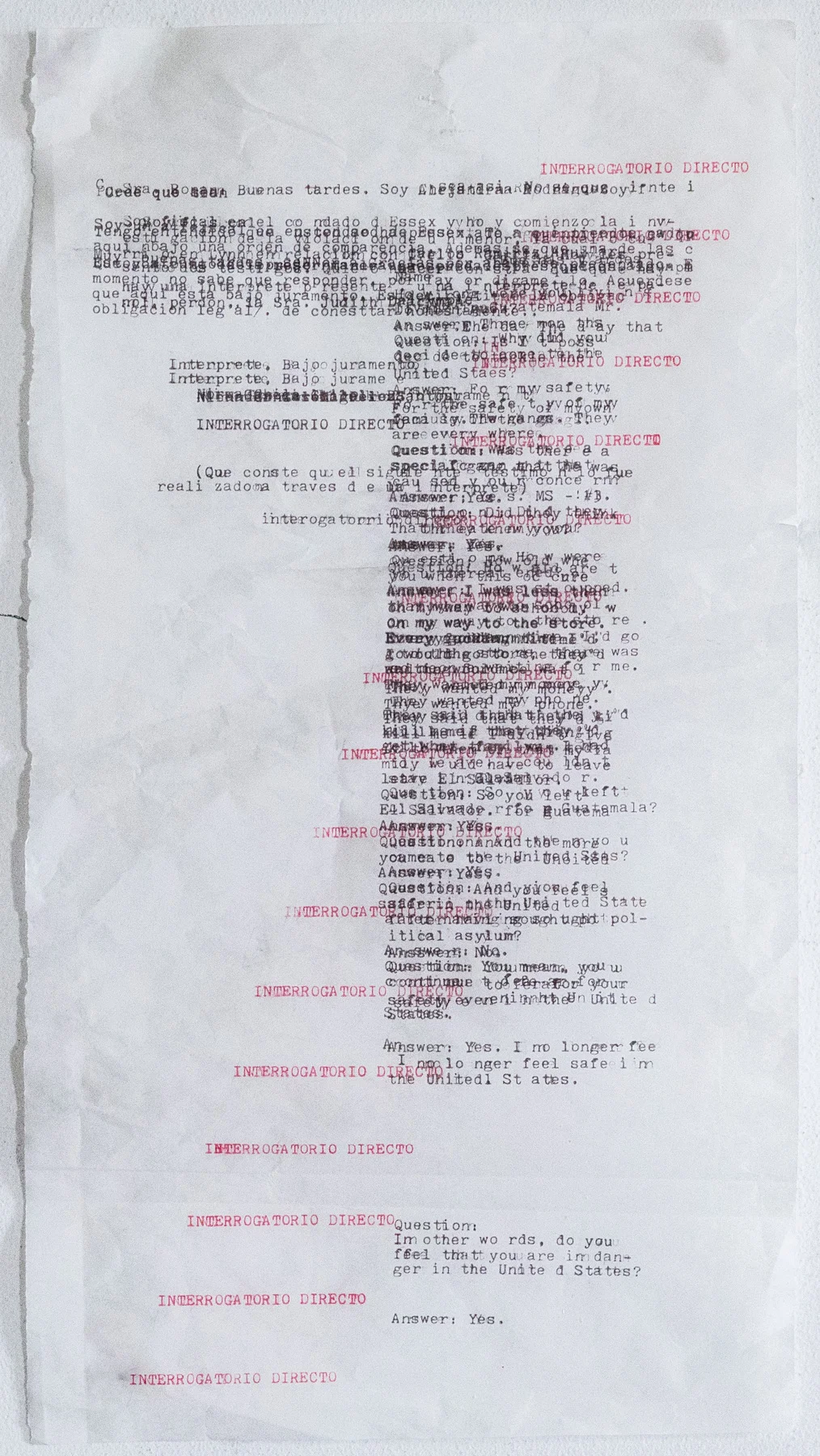 Interrogatorio Directo, 2017