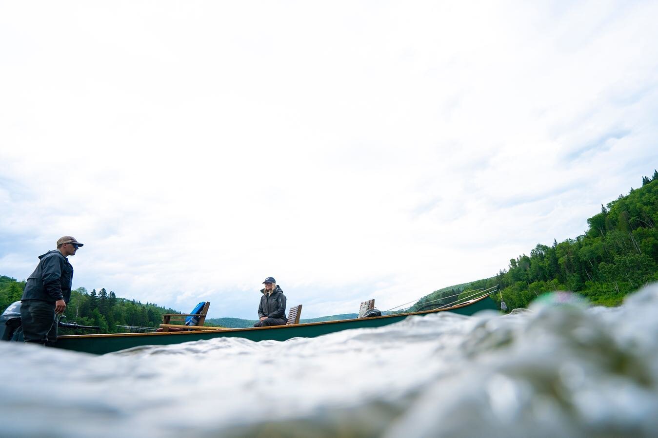 The mighty Restigouche. Lucky to explore such big beautiful waters all in the pursuit of Salar. 
#atlanticsalmon 
.
.
.
.
📸 @scottysherin 
.
@restigoucheriverlodge