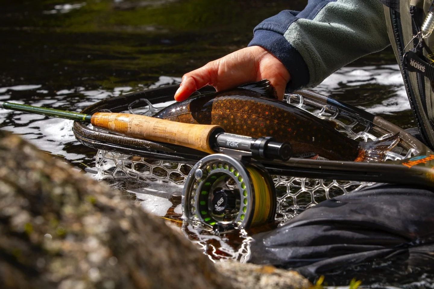 Early season Trout on the new @looptackle Trak 9&rsquo;0&rdquo; #4 has been very special.

These Wild Brook Trout are an indicator of cold, clean water in these Wild Places of Nova Scotia and long may they swim!

📸 @scottysherin
