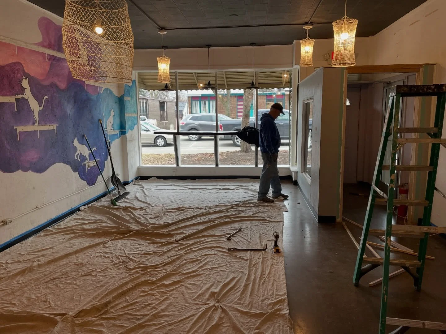 we are open this week, normal hours
wed &amp; sat 9-sold out

taking two weeks off to rest after that, back open wed jan 14th

this photo was taken in the shop three years ago, before a bakery definitely DIDNT move in

its an honor and a pleasure bak