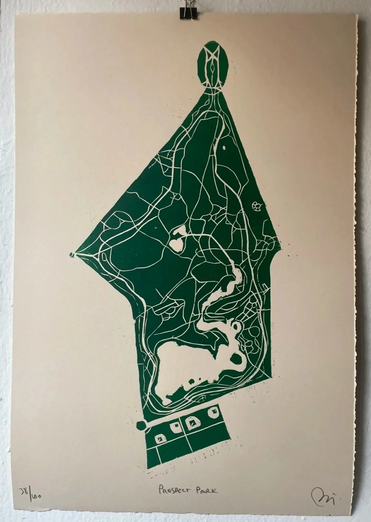 Brooklyn's Prospect Park by NYC artist Benjamin Lindsay