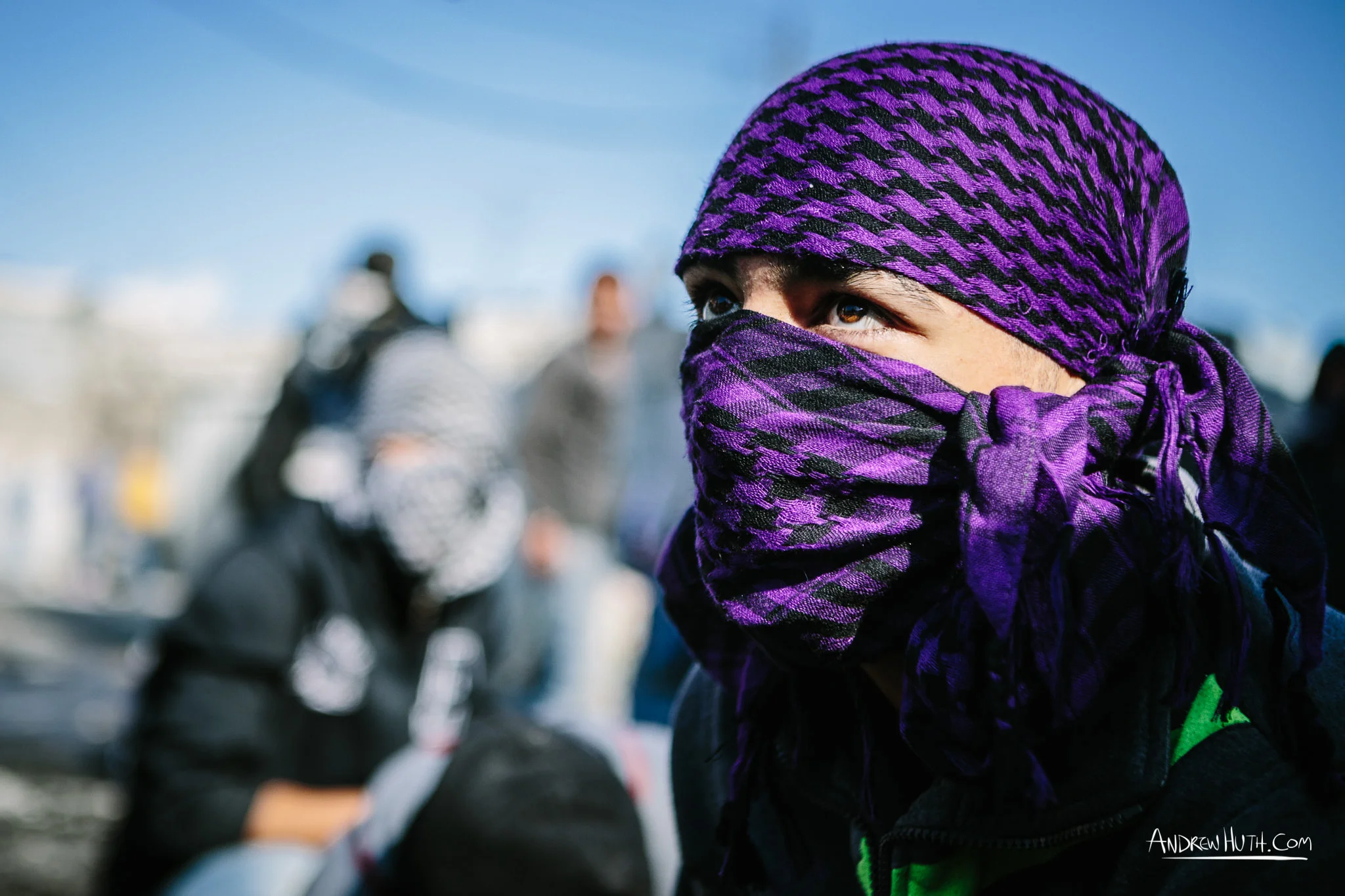 Palestinian youth clash with Israeli military in Shu'afat Refugee Camp in East Jerusalem on Friday, November 7, 2014. The recent, but temporarily total closure of one of Muslim's holiest sites, the Al-Aqsa Mosque, (the first since 1967) and the subsequent limited access for many Muslims to the mosque since has raised tension between Israeli's military and the Arab community.