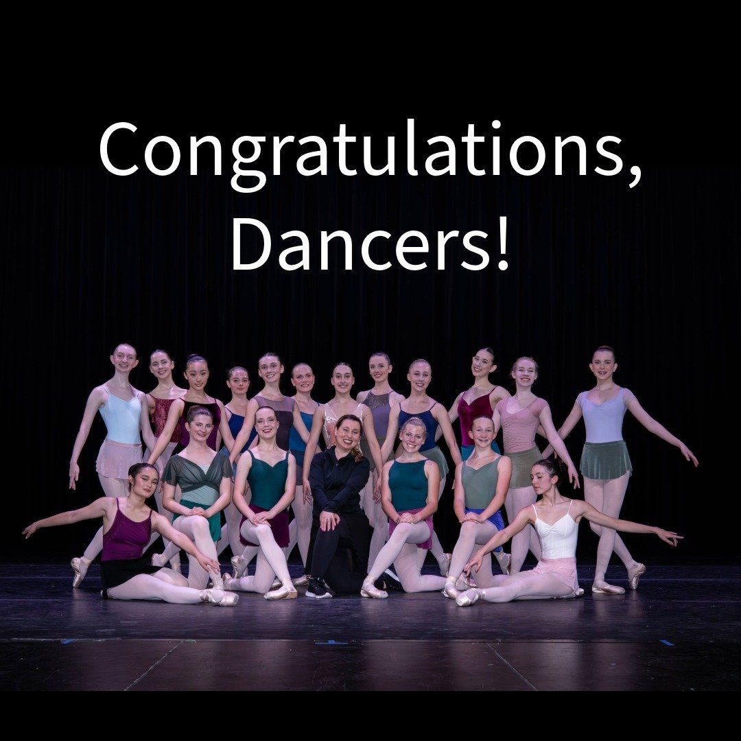 Congratulations to my lovely OYB dancers for all of their hard work, dedication, and artistic growth this year!

And congrats to those accepted to all sorts of fantastic summer intensives - including Ballet West, Ballet Hawaii, Joffrey SF, Alonzo Kin