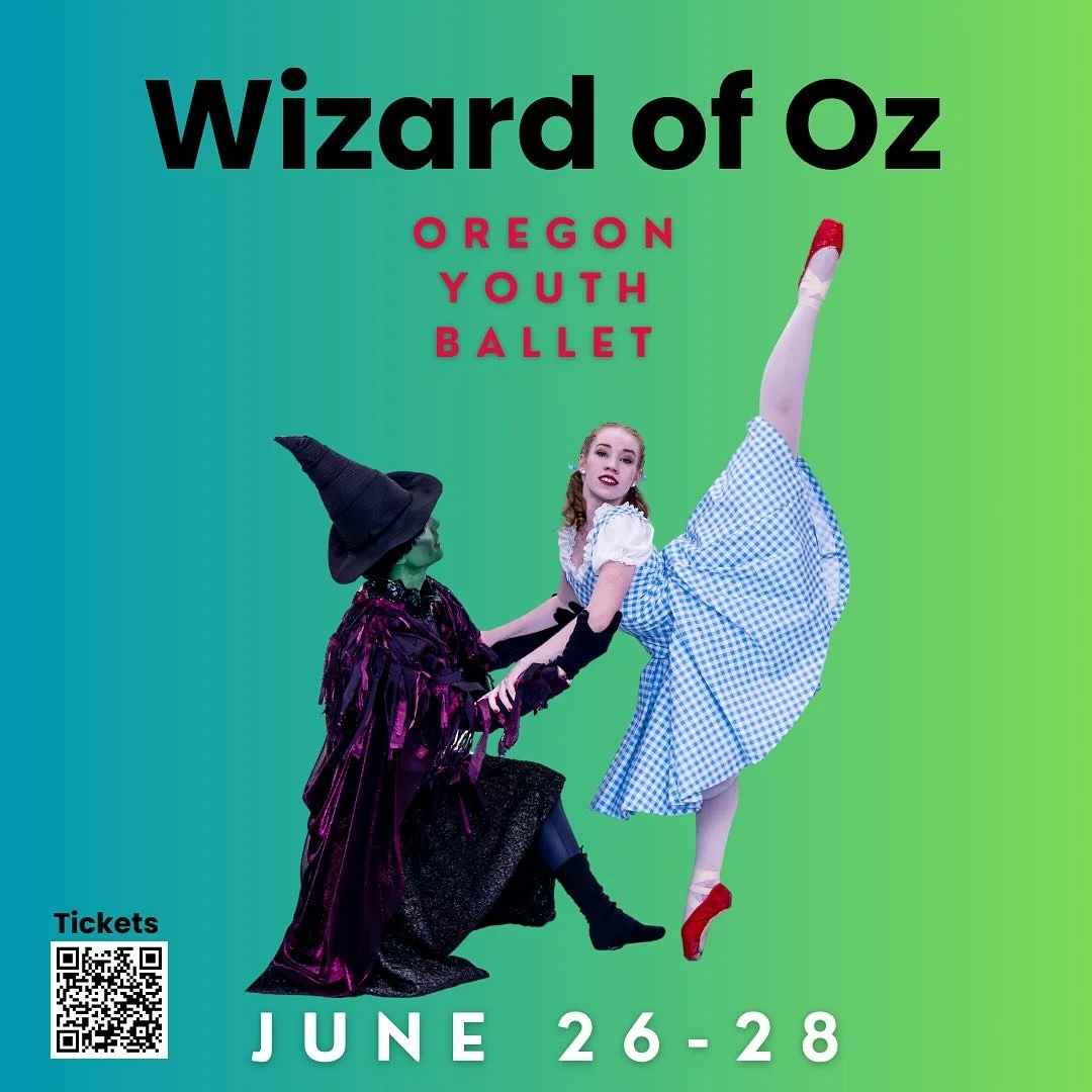 The Wizard of Oz Ballet!

Dorothy invites you to join the magic, adventure, and laughter of the Wizard of Oz Ballet!

Perfect for the whole family!🌪️🌈👠

🌈 June 26 at 7pm
🌈 June 27 at 7pm
🌈 June 28 at 2pm

Sjolund Auditorium (North Medford HS)

