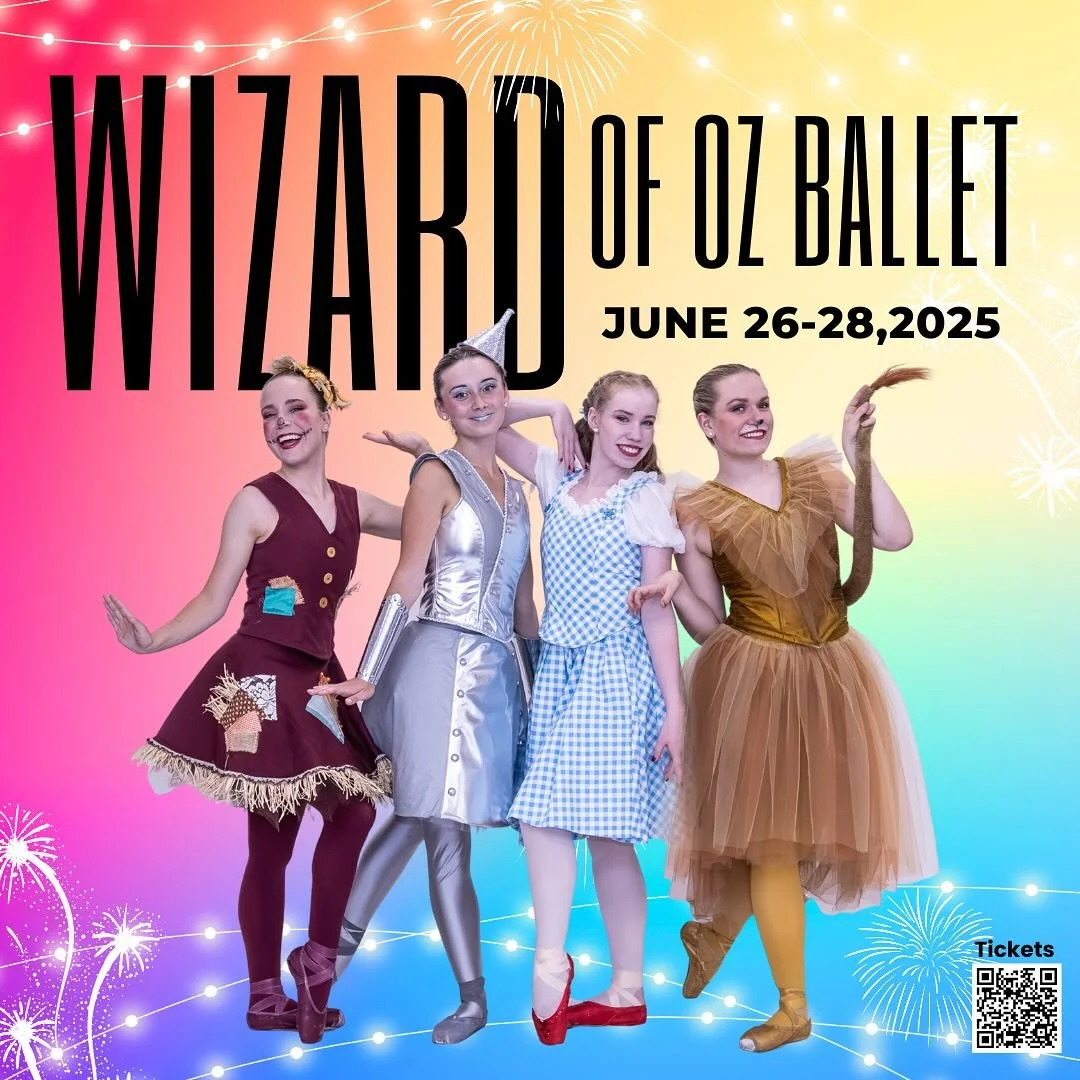 The Wizard of Oz Ballet!

Experience the magic, adventure, and laughter of the Wizard of Oz Ballet!

Perfect for the whole family!🌪️🌈👠

🌈 June 26 at 7pm
🌈 June 27 at 7pm
🌈 June 28 at 2pm

Sjolund Auditorium (North Medford HS)

Tickets only $18 